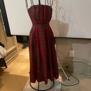 Entro Red and Black Spaghetti Strap Elegant new sundress.